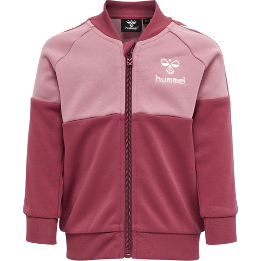 hmlOLEK ZIP JACKET, EARTH RED, packshot