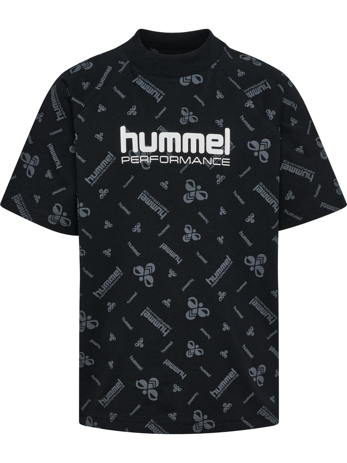 hmlJR DANCE T-SHIRT S/S, BLACK/EBONY, packshot