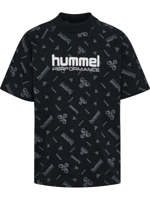 hmlJR DANCE T-SHIRT S/S, BLACK/EBONY hmlJR DANCE T-SHIRT S/S, BLACK/EBONY, packshot
