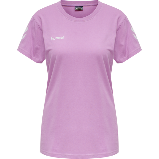 HMLGO COTTON T-SHIRT WOMAN S/S, ORCHID, packshot