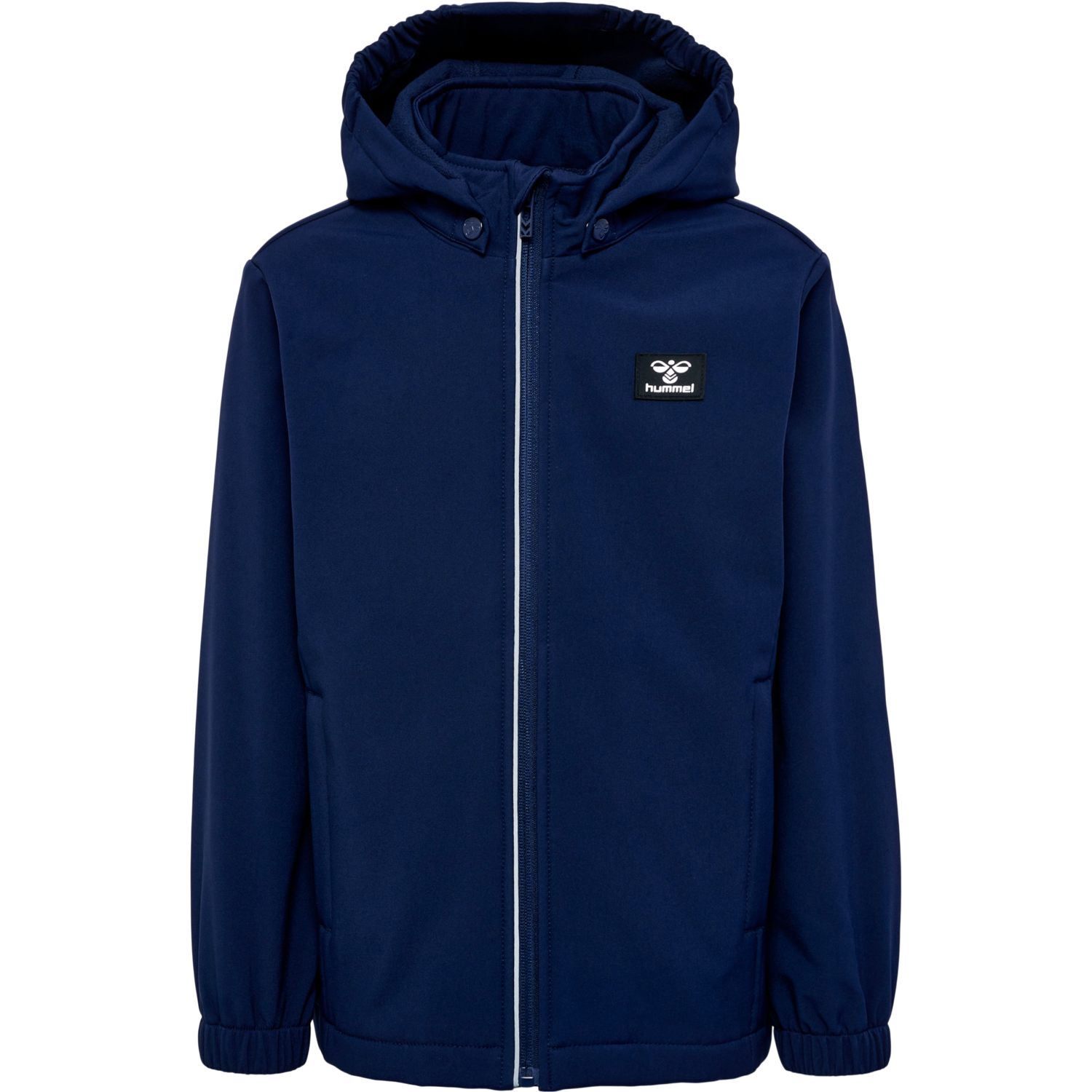 hmlMARS SOFTSHELL JACKET, BLACK IRIS, packshot