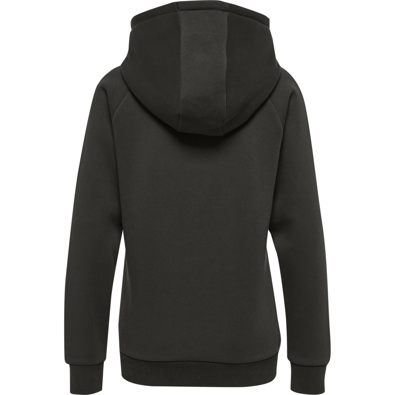 hmlRED HEAVY ZIP HOODIE WOMAN, RAVEN, packshot