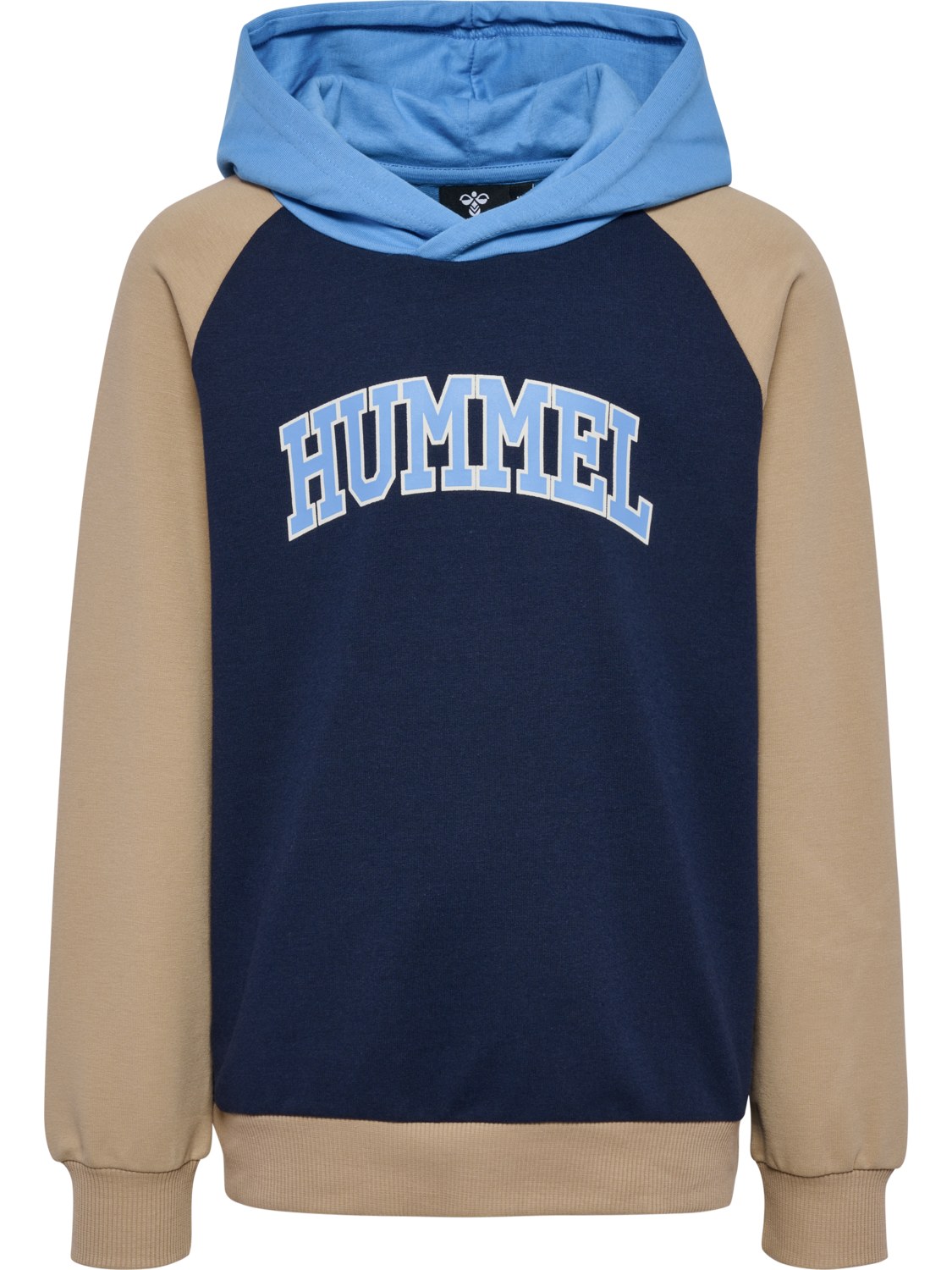 hmlESSEN HOODIE, BLACK IRIS, packshot