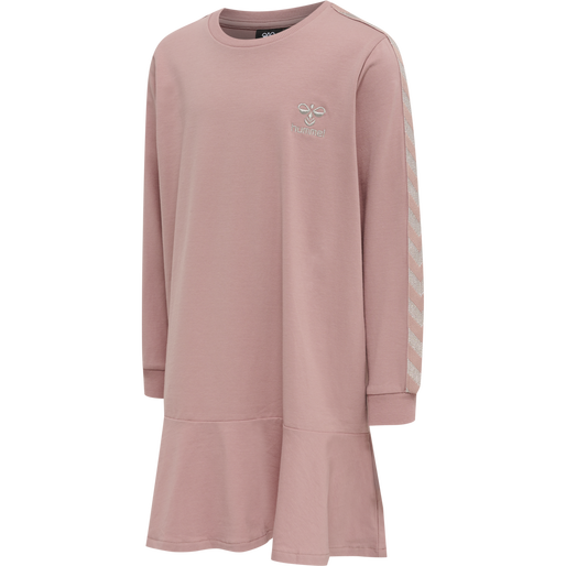hmlEVELYN DRESS L/S, WOODROSE hmlEVELYN DRESS L/S, WOODROSE, packshot