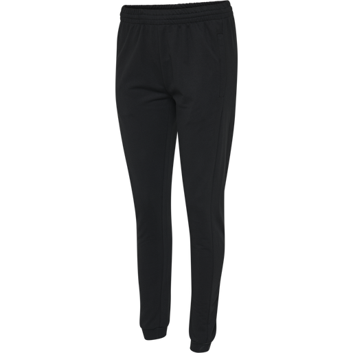 HUMMEL GO COTTON PANTS WOMAN, BLACK, packshot