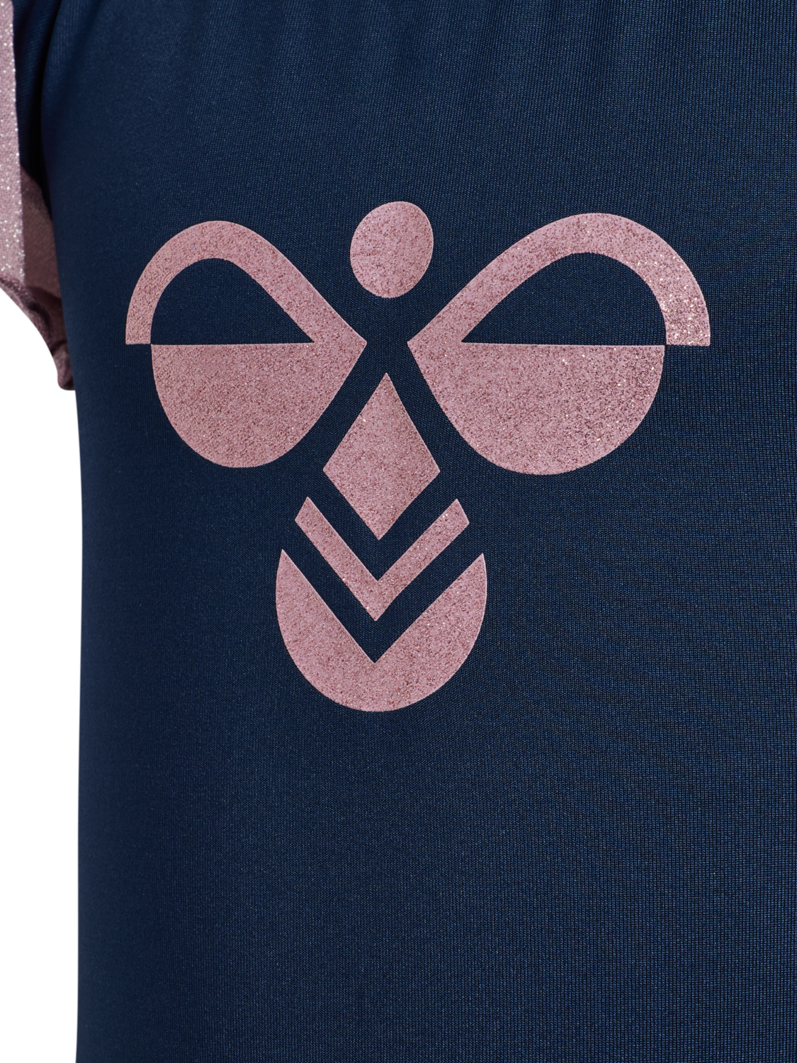 hmlJR MIX GLITTER DRESS, BLACK IRIS, packshot