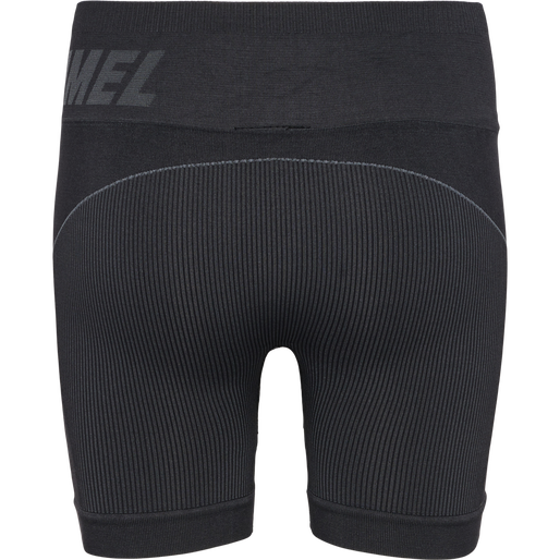 hmlTE CHRISTEL SEAMLESS SHORTS, BLACK, packshot