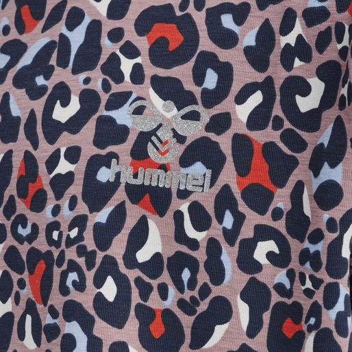 hmlLEO DRESS S/S, WOODROSE, packshot