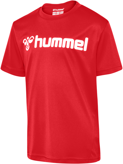 hmlLOGO JERSEY S/S KIDS, TRUE RED, packshot