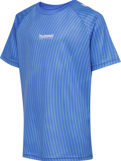 hmlJR GOAL AOP T-SHIRT S/S, LICHEN BLUE hmlJR GOAL AOP T-SHIRT S/S, LICHEN BLUE, packshot