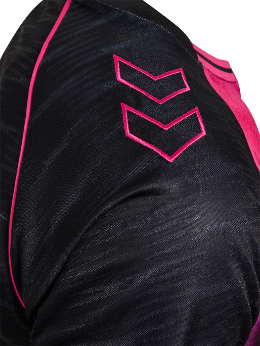 BIF 25/26 WOMEN AWAY JERSEY S/S, JET BLACK/BEETROOT BIF 25/26 WOMEN AWAY JERSEY S/S, JET BLACK/BEETROOT, packshot