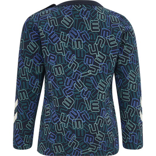 hmlOLLY T-SHIRT L/S, BLACK IRIS, packshot