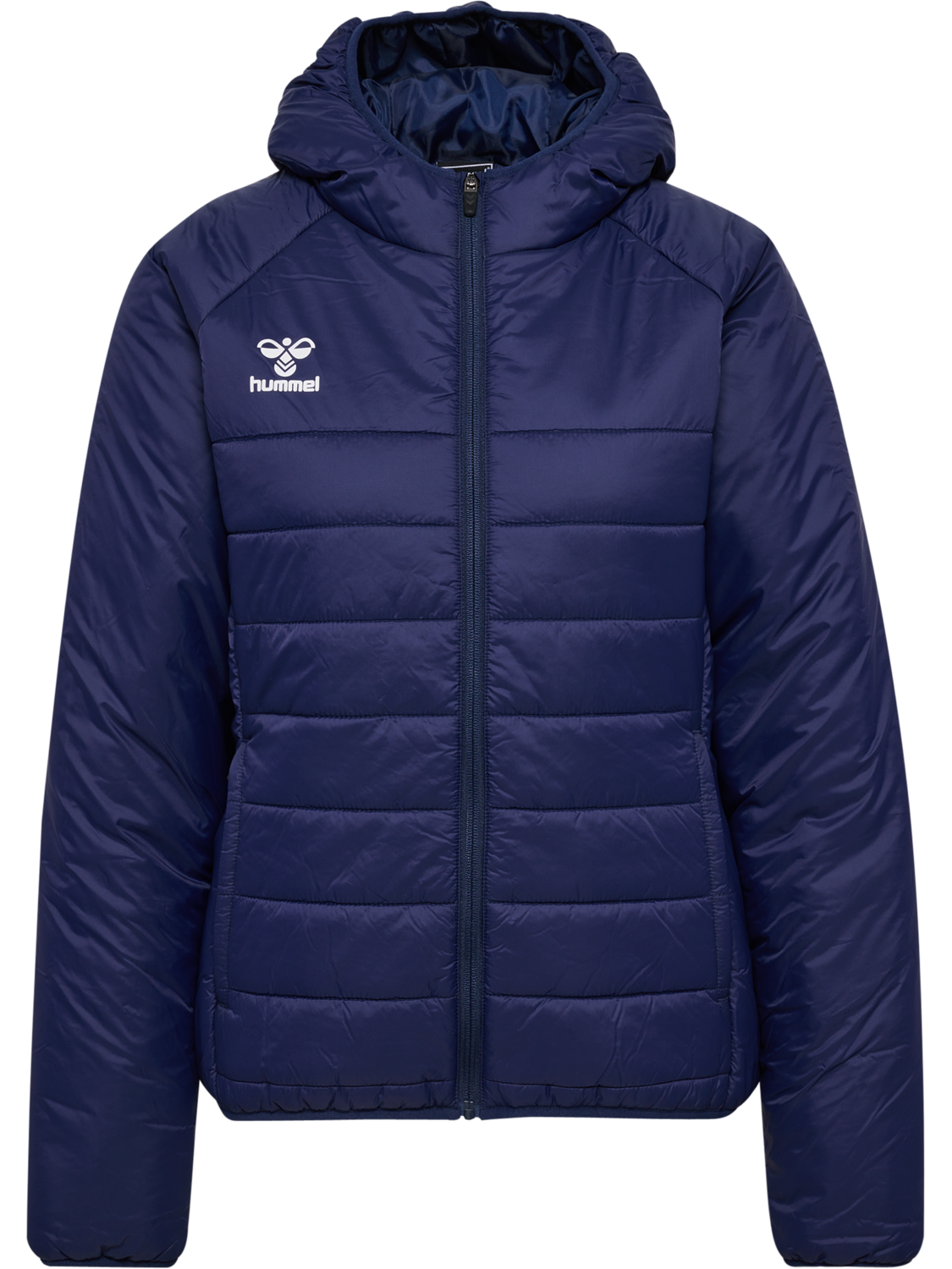 hmlGO QUILTED HOOD JACKET WOMAN, MARINE, packshot
