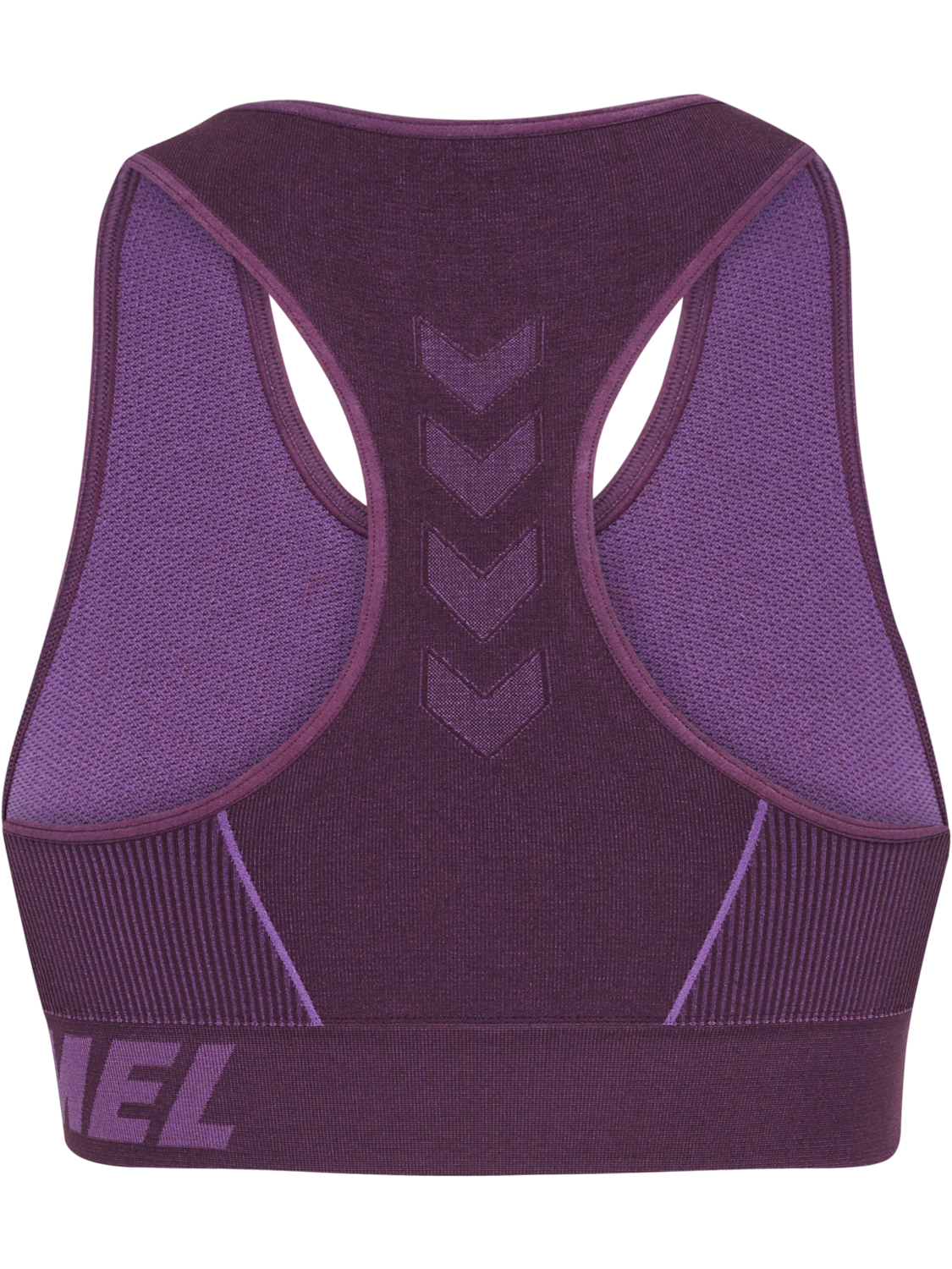 hmlTE CHRISTEL SEAMLESS SPORTS TOP, PLUM PERFECT/BELLFLOWER MELAN, packshot
