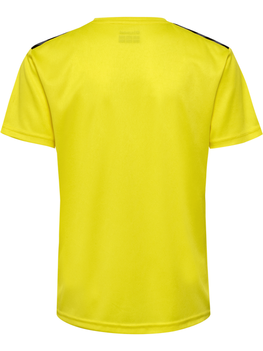 hmlAUTHENTIC PL JERSEY S/S KIDS, BLAZING YELLOW, packshot