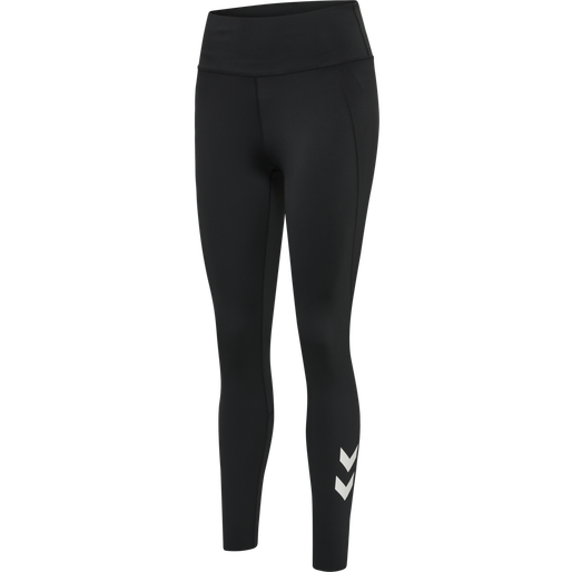 hmlMT GRACE HIGH WAIST TIGHTS, BLACK, packshot