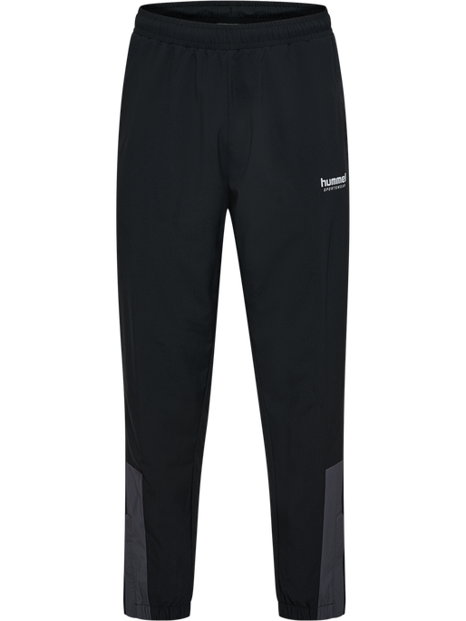 hmlLOOSE TRACK PANTS SPORTSWEAR, BLACK hmlLOOSE TRACK PANTS SPORTSWEAR, BLACK, packshot