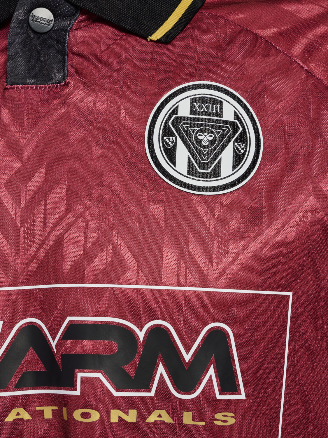 hmlLOOSE BAY SOCCER JERSEY S/S, SYRAH, packshot