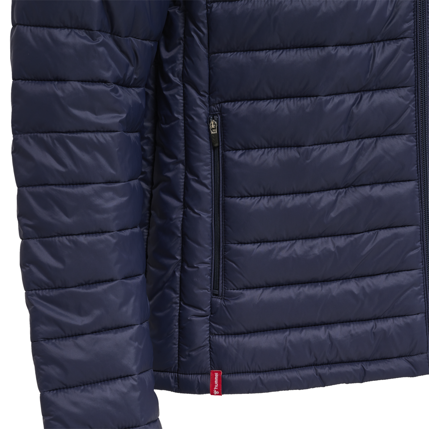 hmlRED QUILTED HOOD JACKET, MARINE, packshot