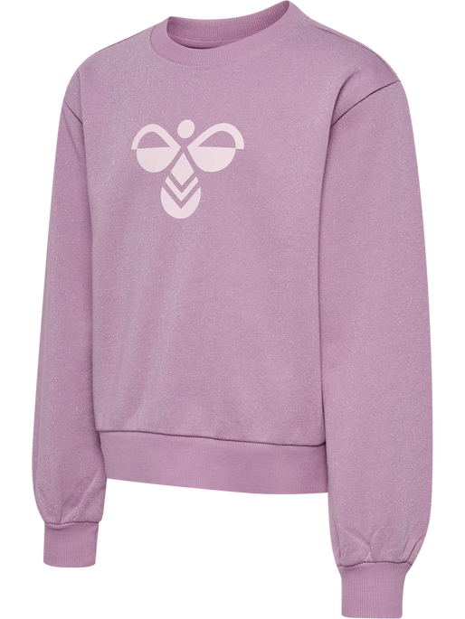hmlJR MUSSE SWEATSHIRT, LAVENDER MIST hmlJR MUSSE SWEATSHIRT, LAVENDER MIST, packshot