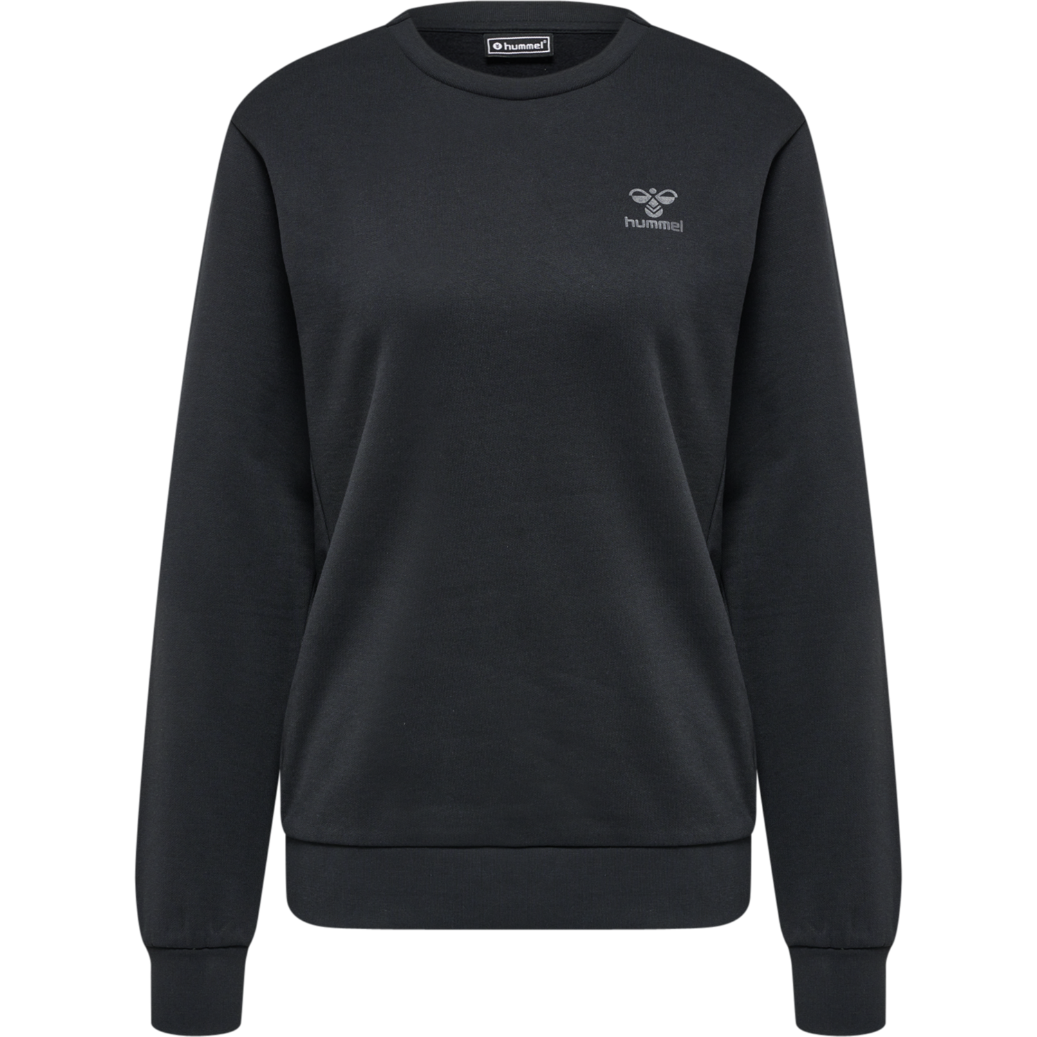 hmlOFFGRID SWEATSHIRT WO, JET BLACK/FORGED IRON, packshot