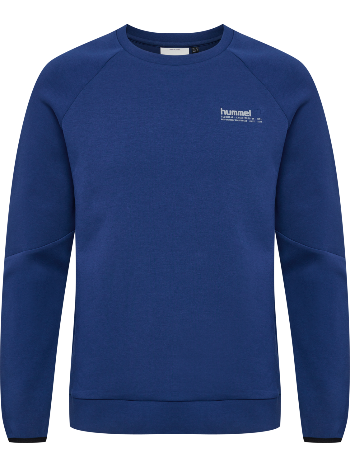 hmlTECH FLEECE REGULAR CREW, ESTATE BLUE, packshot