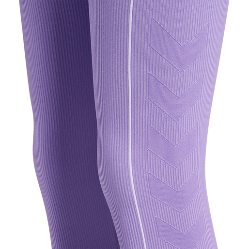 hmlTE CHRISTEL SEAMLESS MW TIGHTS, PAISLEY PURPLE, packshot