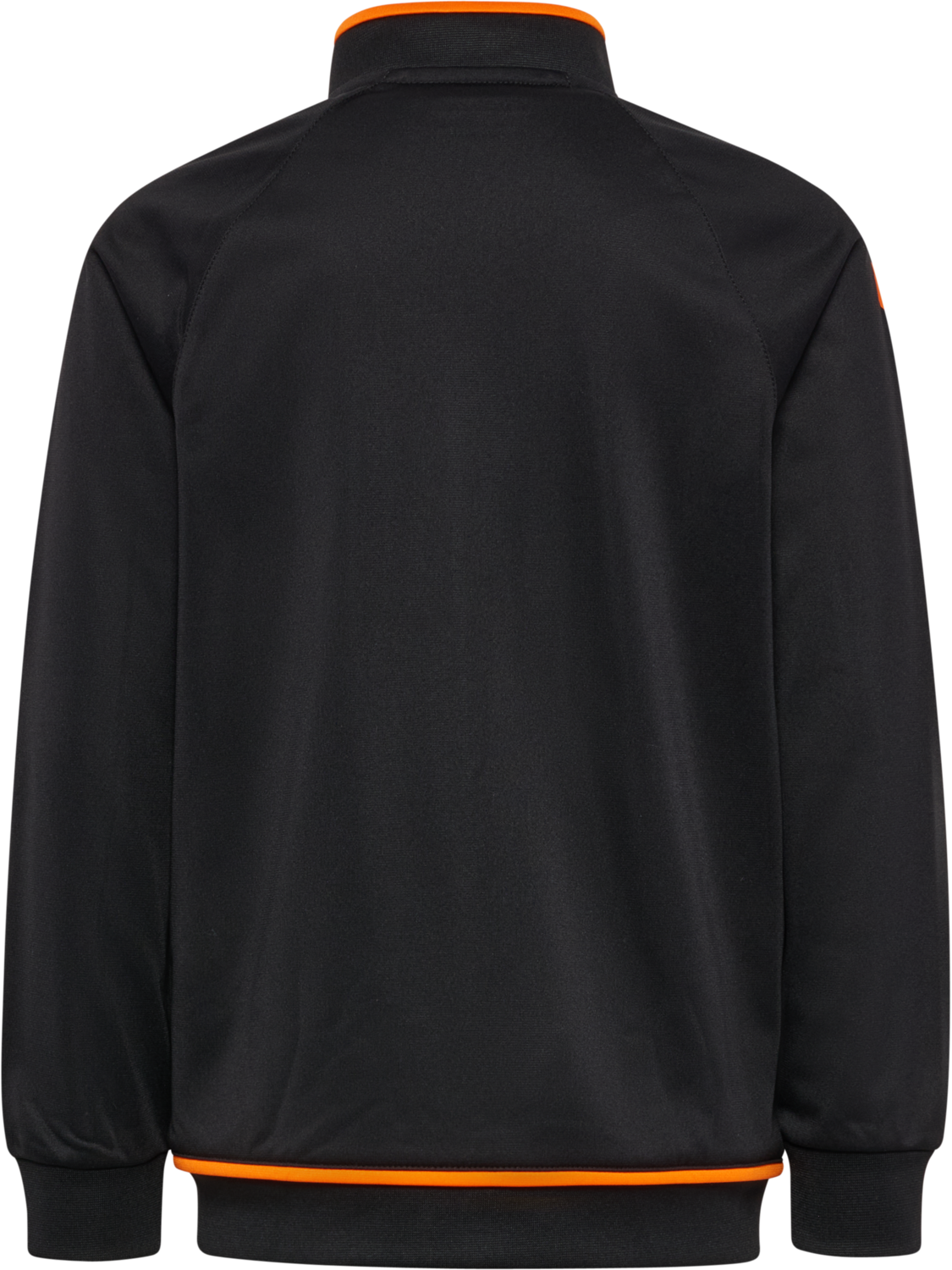 hmlCORE 2.0 TRACK ZIP JACKET KIDS, BLACK/ORANGE TIGER, packshot