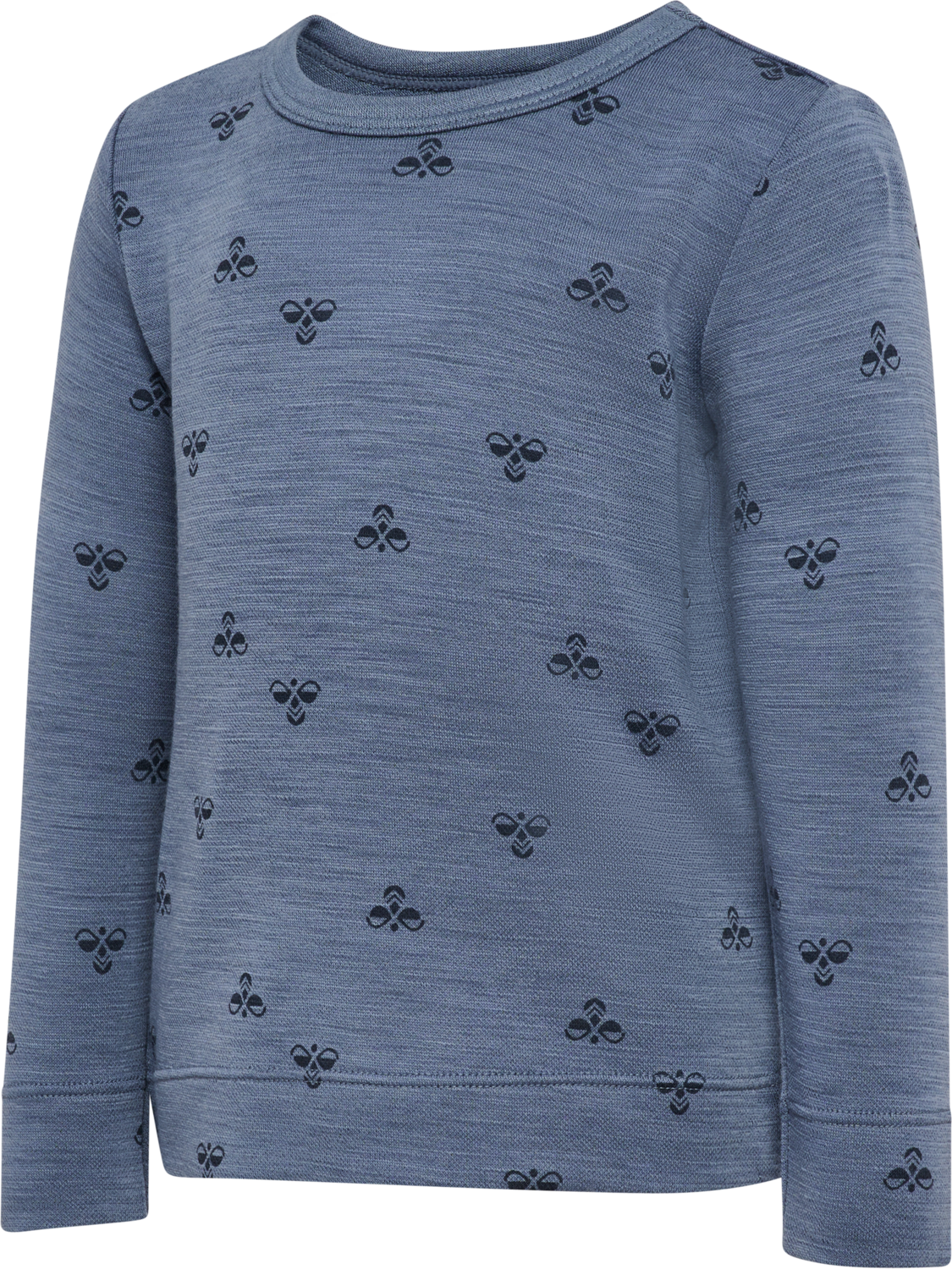 hmlMINI WOOL T-SHIRT L/S, FLINT STONE, packshot