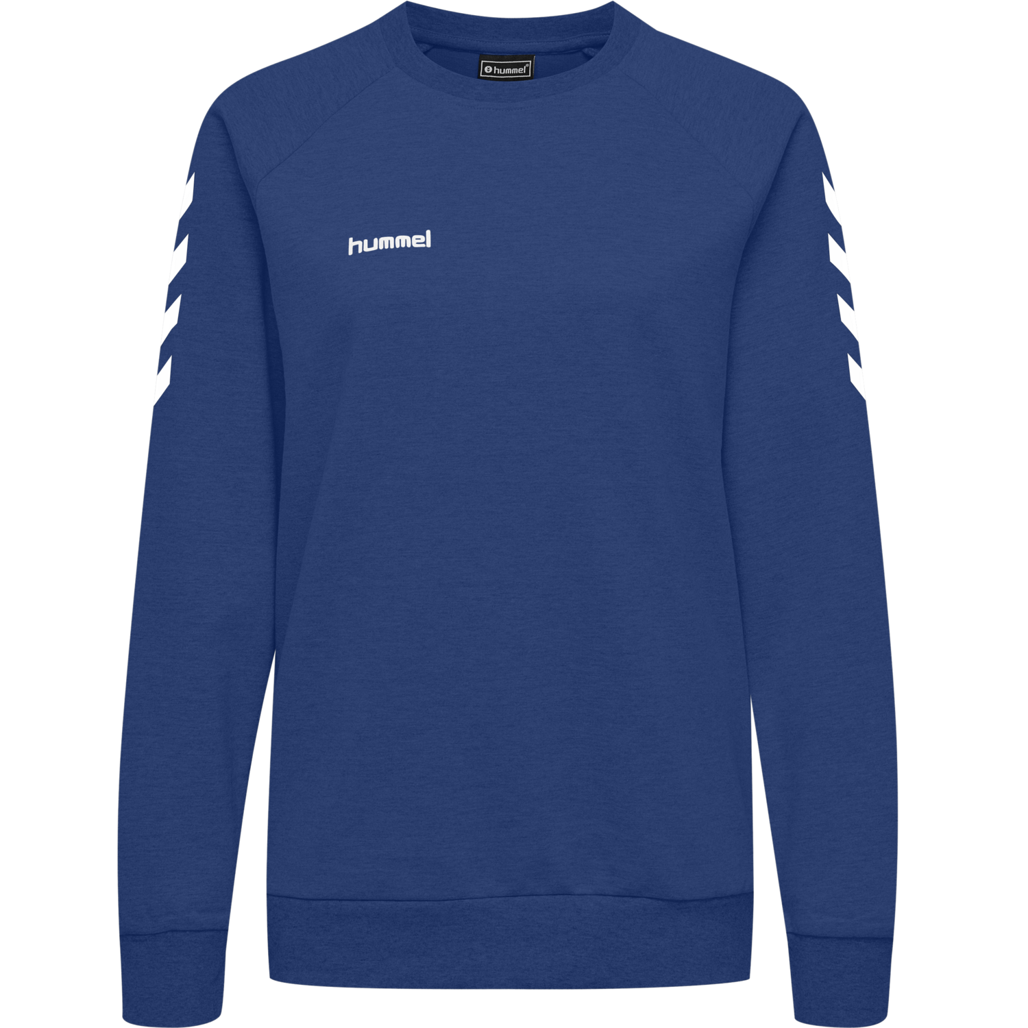 HUMMEL GO COTTON SWEATSHIRT WOMAN, TRUE BLUE, packshot