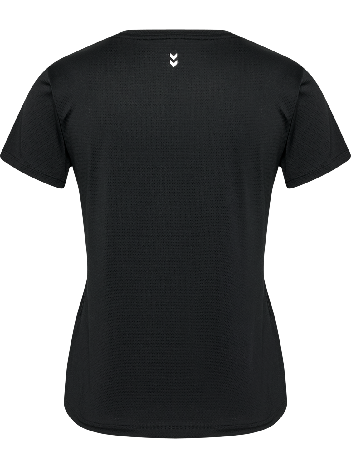 hmlMT AURA MESH T-SHIRT, BLACK, packshot