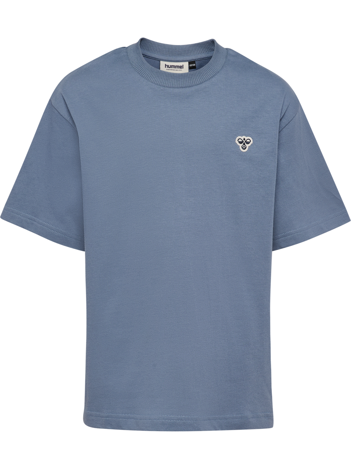 hmlJR LOOSE T-SHIRT S/S BEE, FLINT STONE, packshot