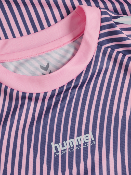 hmlJR GOAL AOP T-SHIRT S/S, PINK-A-BOO hmlJR GOAL AOP T-SHIRT S/S, PINK-A-BOO, packshot