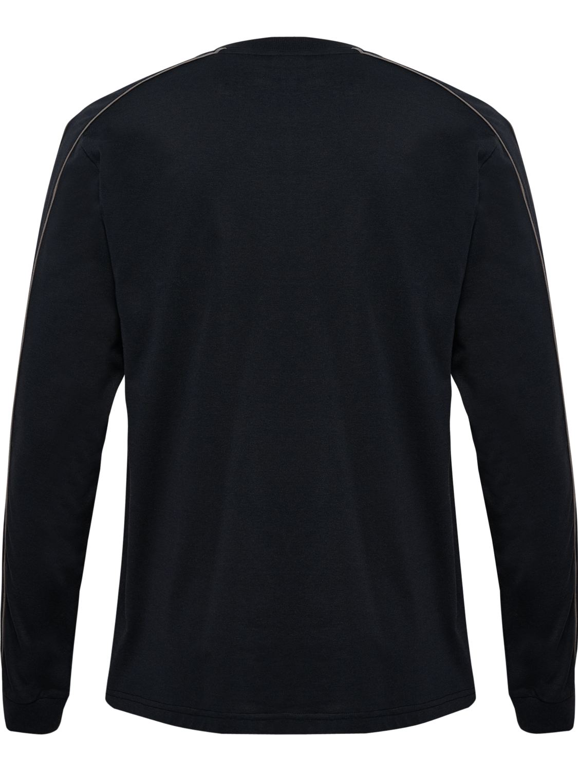 hmlPULSE PIPING T-SHIRT L/S, BLACK, packshot