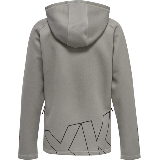 hmlCIMA XK HOODIE WOMAN, GREY MELANGE, packshot