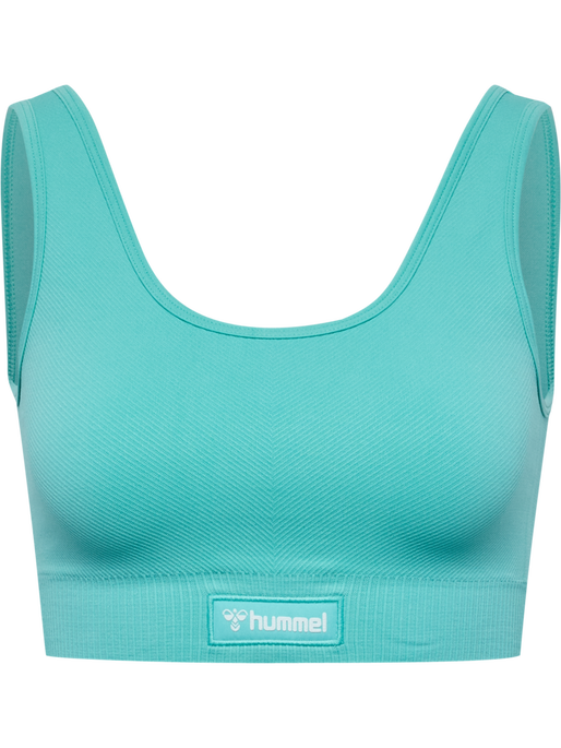 hmlALIVE SEAMLESS BRA, POOL BLUE hmlALIVE SEAMLESS BRA, POOL BLUE, packshot
