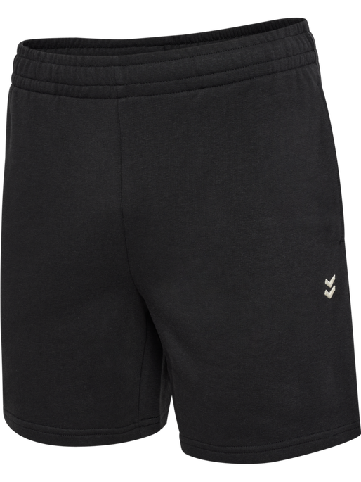 hmlPULSE SWEAT SHORTS, BLACK, packshot