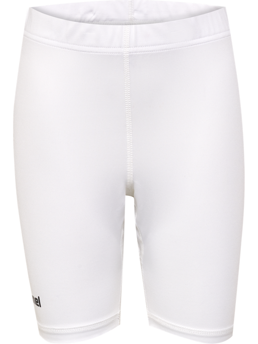 hmlBL ESSENTIAL SHORT TIGHTS KIDS, WHITE, packshot