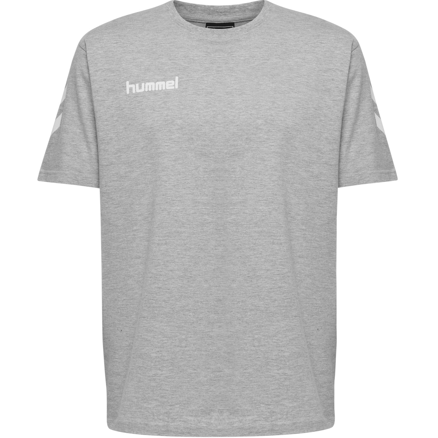 HUMMEL GO COTTON T-SHIRT S/S, GREY MELANGE, packshot
