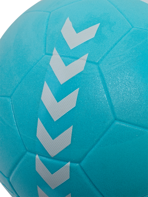 HMLSPUME KIDS, TURQUOISE/WHITE, packshot