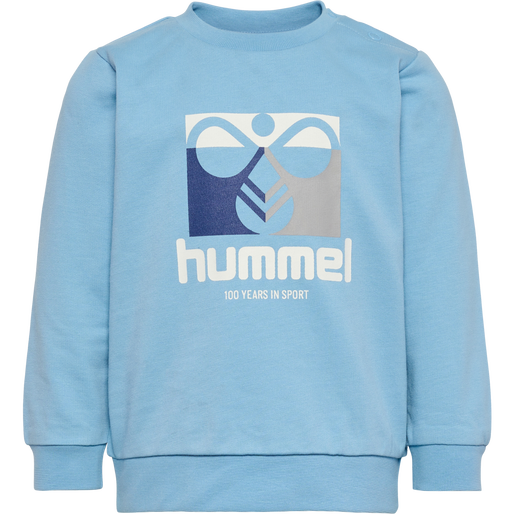 hmlLIME SWEATSHIRT, DUSK BLUE, packshot