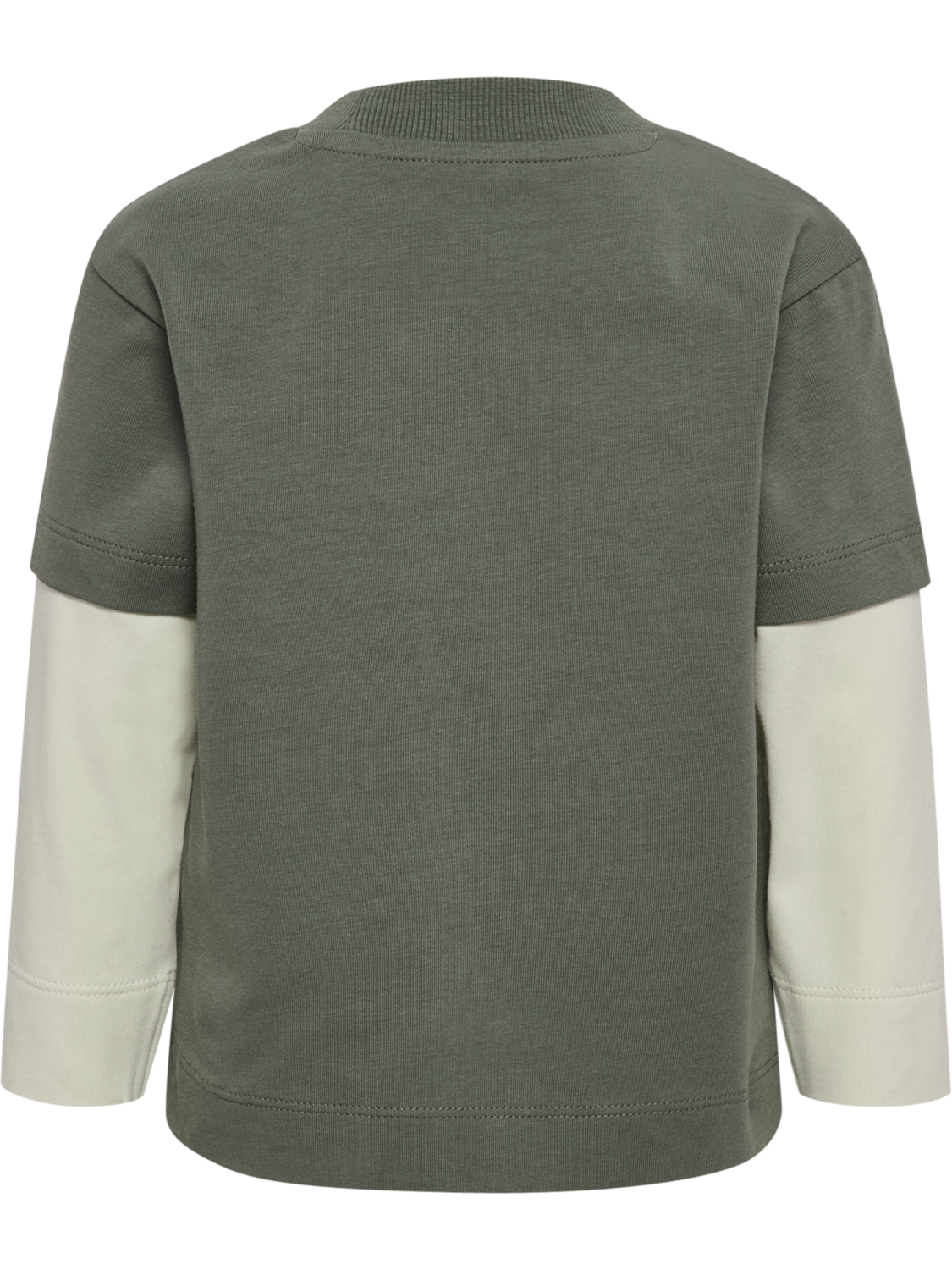 hmlMINI LOOSE LAYER T-SHIRT L/S, CASTOR GRAY, packshot