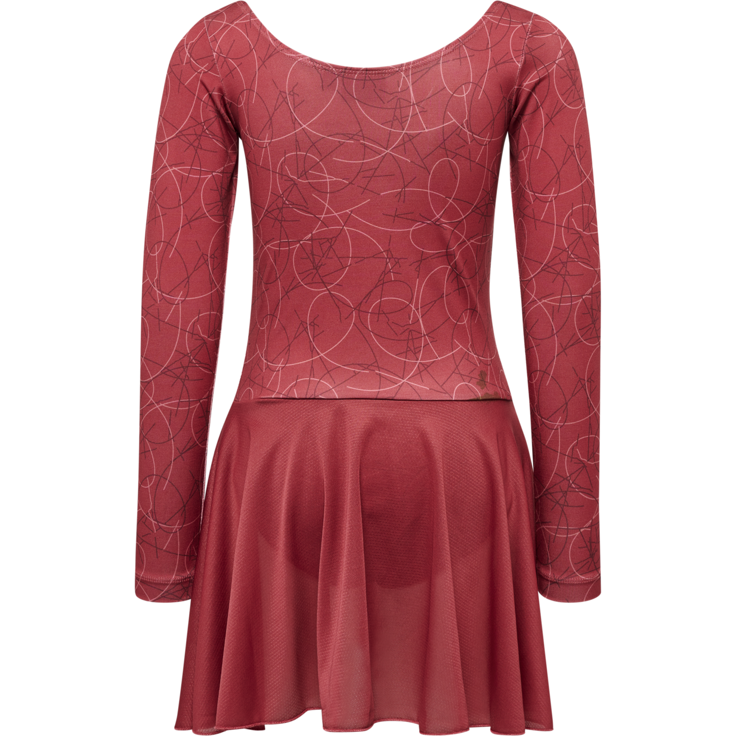 hmlFREJA GYMSUIT, EARTH RED, packshot