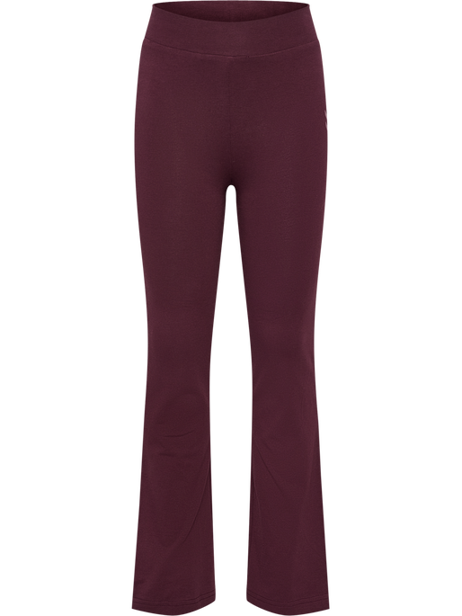 hmlJR FLARE TIGHTS, VINEYARD WINE hmlJR FLARE TIGHTS, VINEYARD WINE, packshot
