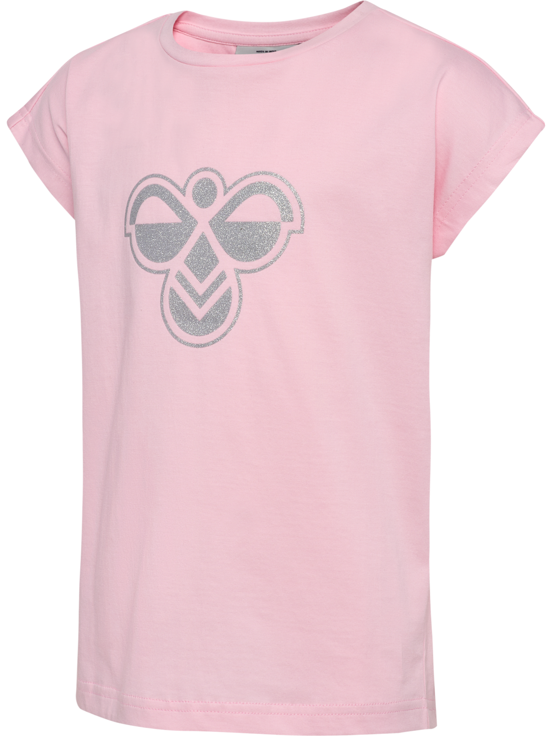 hmlJR REG T-SHIRT S/L BIG BEE, ROSEATE SPOONBILL, packshot