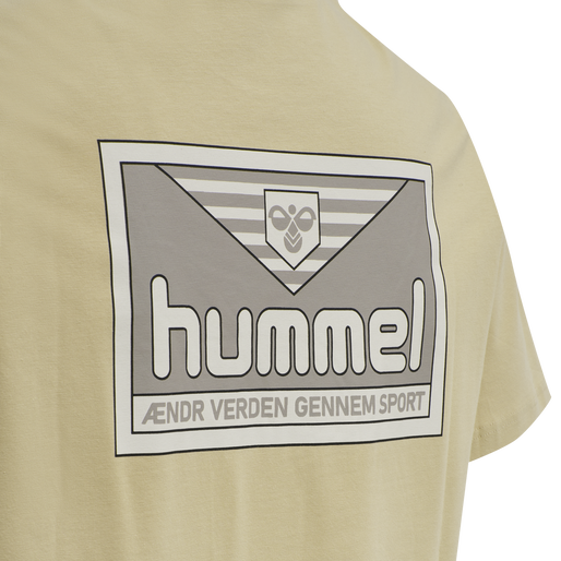 hmlFERIE T-SHIRT, PALE KHAKI, packshot