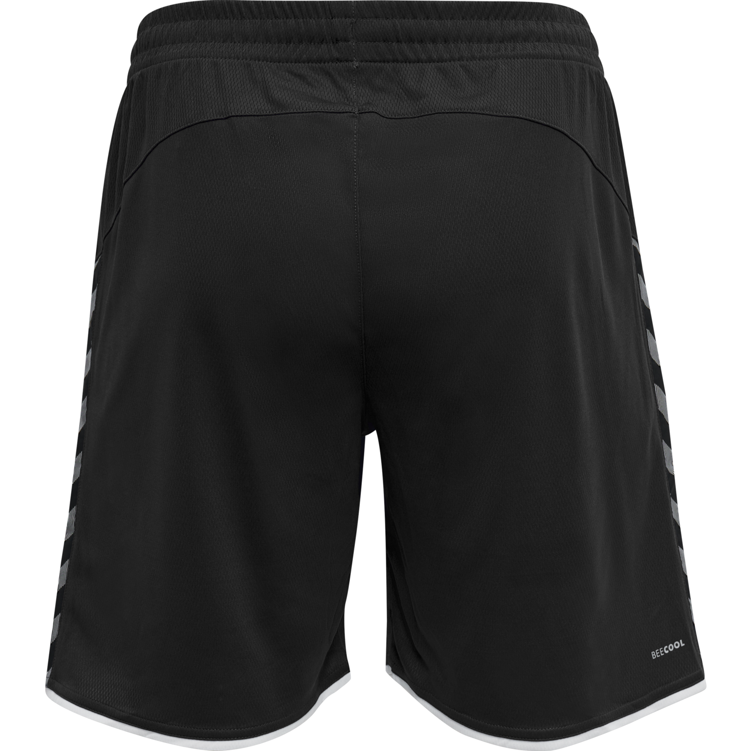 hmlAUTHENTIC POLY SHORTS, BLACK/WHITE, packshot