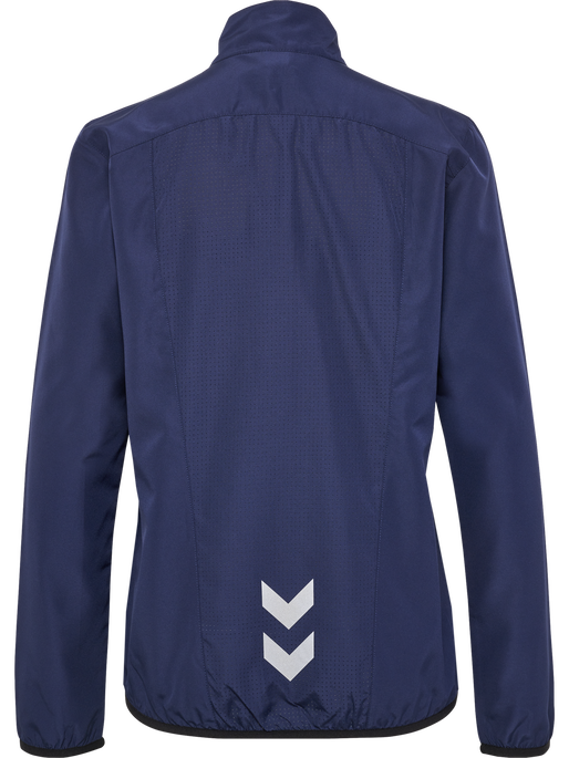 hmlRUN JACKET WOMAN, BLACK IRIS hmlRUN JACKET WOMAN, BLACK IRIS, packshot