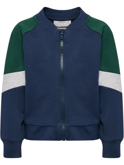 hmlMINI LOOSE BLOCK ZIP JACKET, DRESS BLUES hmlMINI LOOSE BLOCK ZIP JACKET, DRESS BLUES, packshot