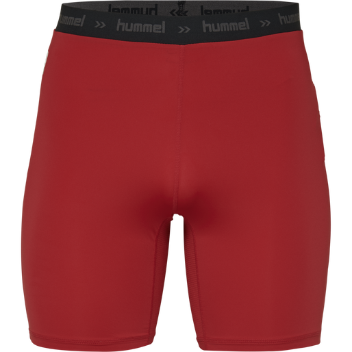 HUMMEL FIRST PERFORMANCE TIGHT SHORTS, TRUE RED HUMMEL FIRST PERFORMANCE TIGHT SHORTS, TRUE RED, packshot